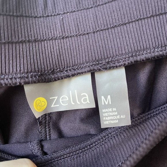 Zella Drawstring Waist Jogger Sweatpants Womens Size Medium Plum Deep Purple EUC - Picture 4 of 11